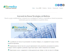 Tablet Screenshot of biomedicamm.com